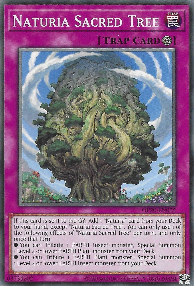 Naturia Sacred Tree [OP20-EN025] Common | Mega City Incorporated