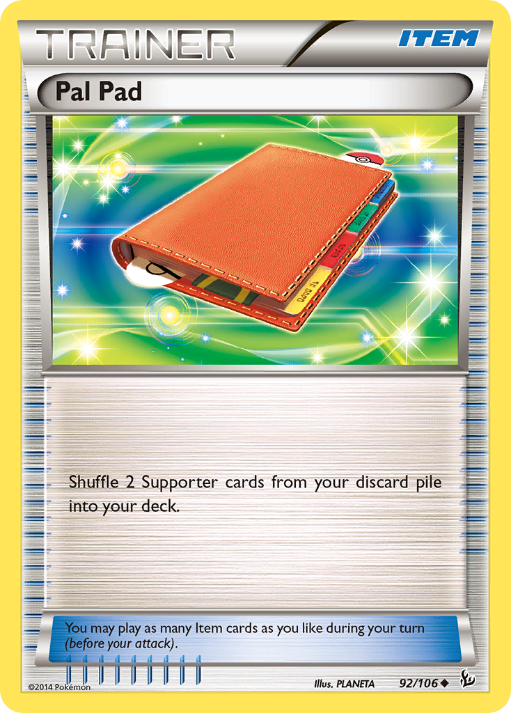 Pal Pad (92/106) [XY: Flashfire] | Mega City Incorporated