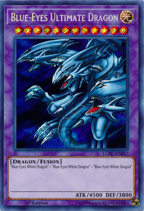 Blue-Eyes Ultimate Dragon [LCKC-EN057] Secret Rare | Mega City Incorporated