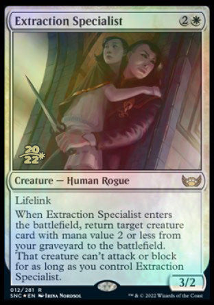 Extraction Specialist [Streets of New Capenna Prerelease Promos] | Mega City Incorporated