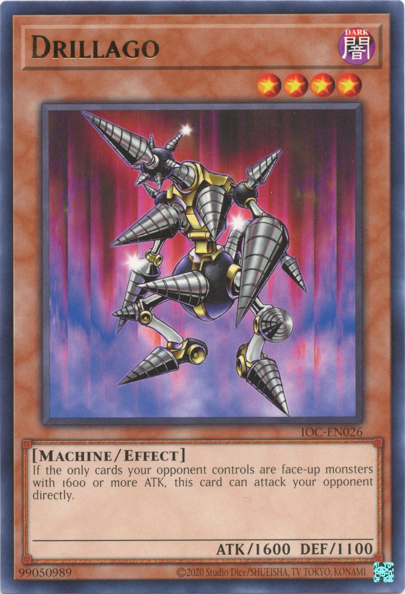 Drillago (25th Anniversary) [IOC-EN026] Rare | Mega City Incorporated