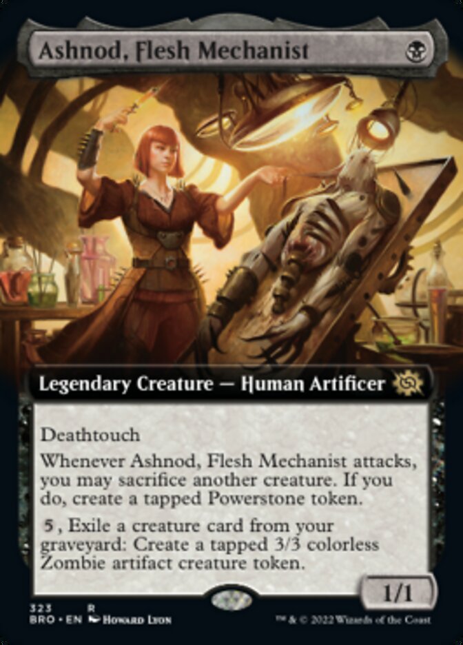 Ashnod, Flesh Mechanist (Extended Art) [The Brothers' War] | Mega City Incorporated