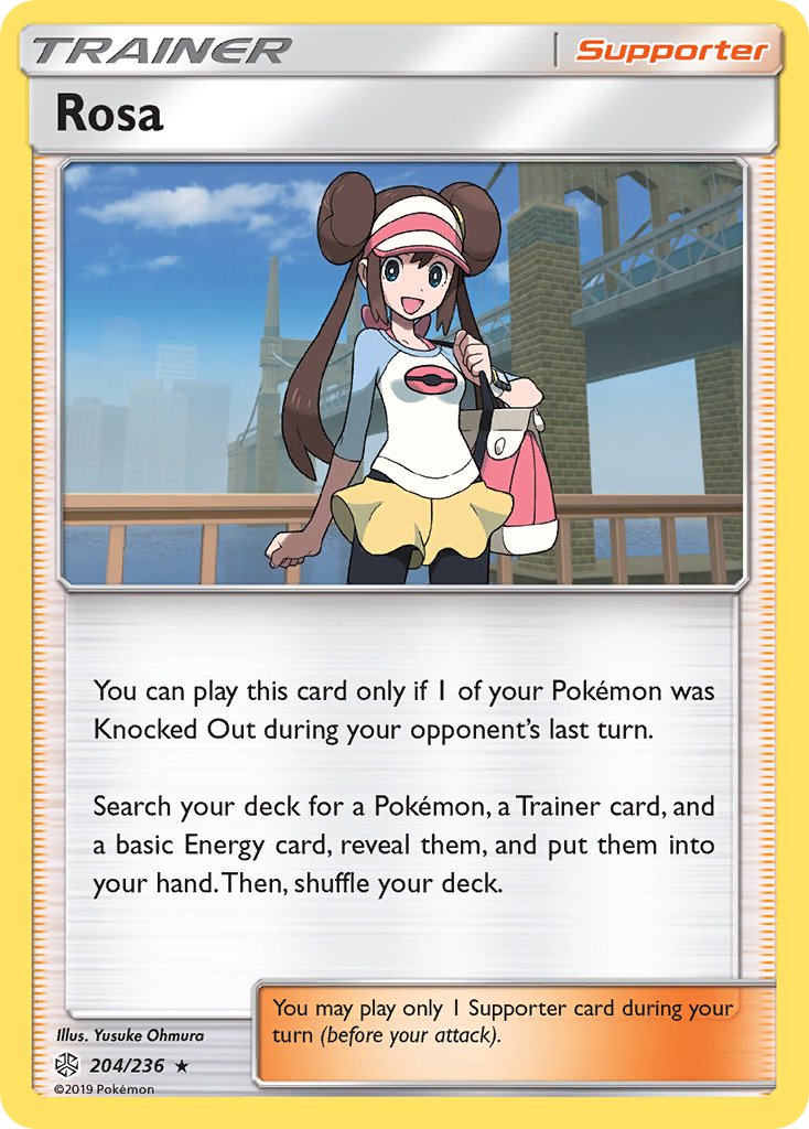 Rosa (204/236) (Theme Deck Exclusive) [Sun & Moon: Cosmic Eclipse] | Mega City Incorporated