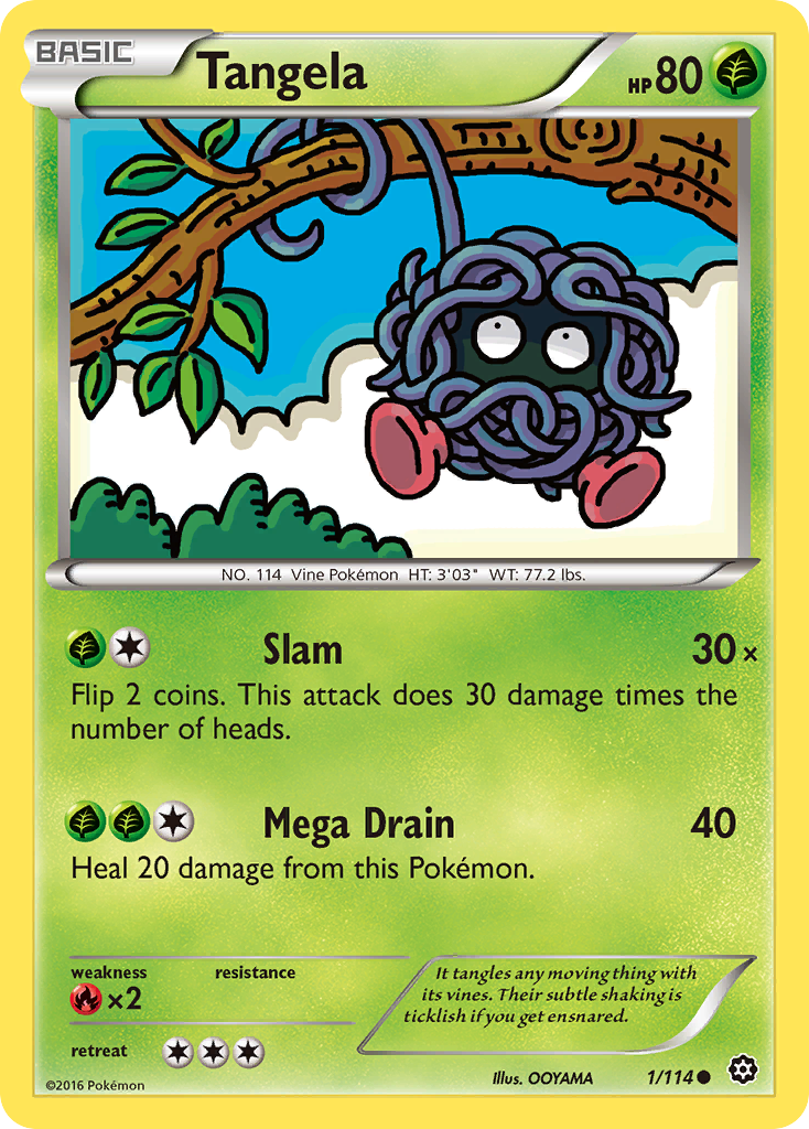 Tangela (1/114) [XY: Steam Siege] | Mega City Incorporated