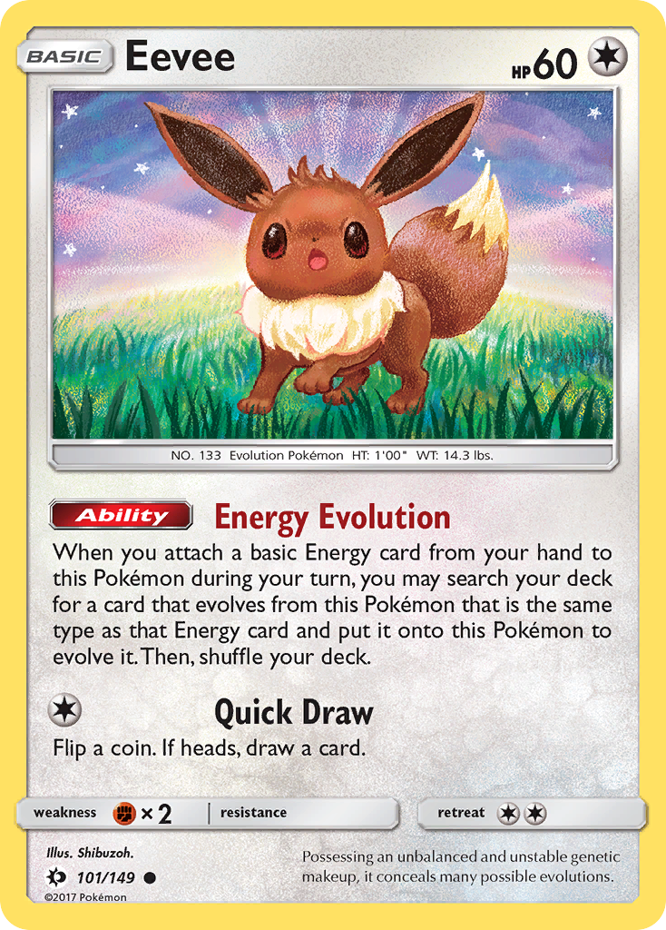 Eevee (101/149) [Sun & Moon: Base Set] | Mega City Incorporated