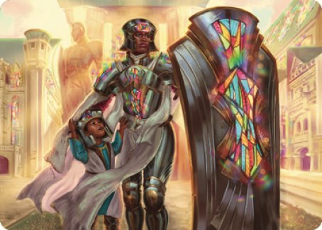 Guardian of New Benalia Art Card [Dominaria United Art Series] | Mega City Incorporated