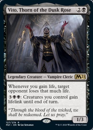 Vito, Thorn of the Dusk Rose [Core Set 2021] | Mega City Incorporated