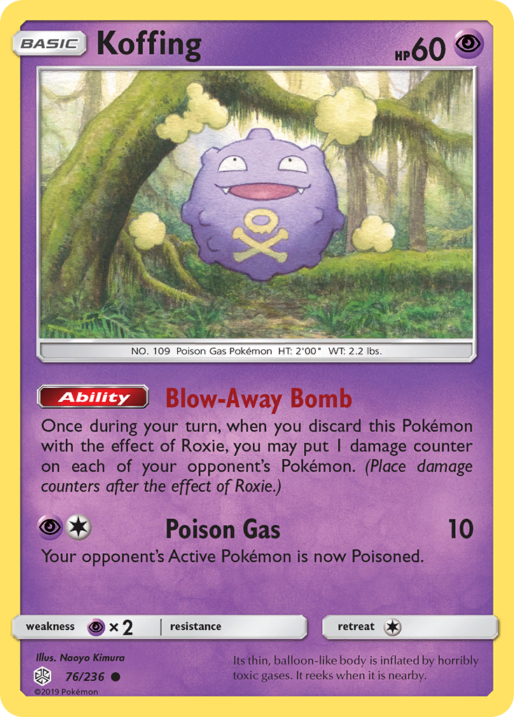 Koffing (76/236) [Sun & Moon: Cosmic Eclipse] | Mega City Incorporated