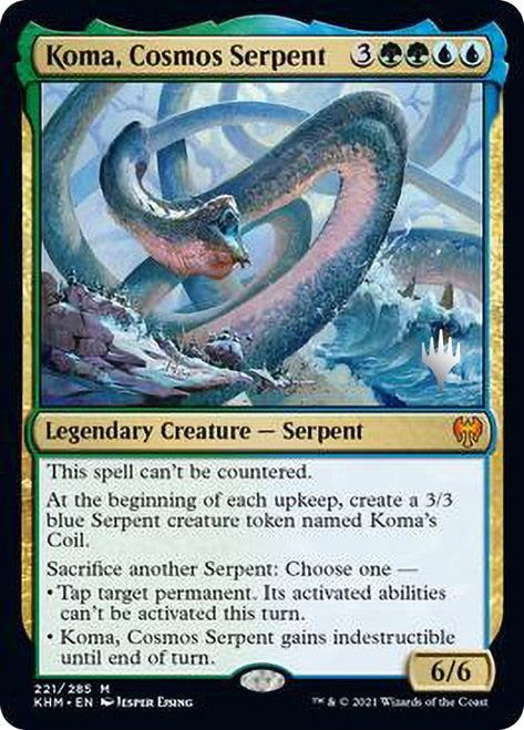 Koma, Cosmos Serpent [Kaldheim Promo Pack] | Mega City Incorporated