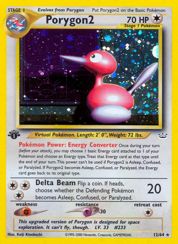 Porygon2 (12/64) [Neo Revelation 1st Edition] | Mega City Incorporated