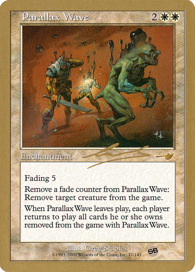 Parallax Wave (Nicolas Labarre) (SB) [World Championship Decks 2000] | Mega City Incorporated