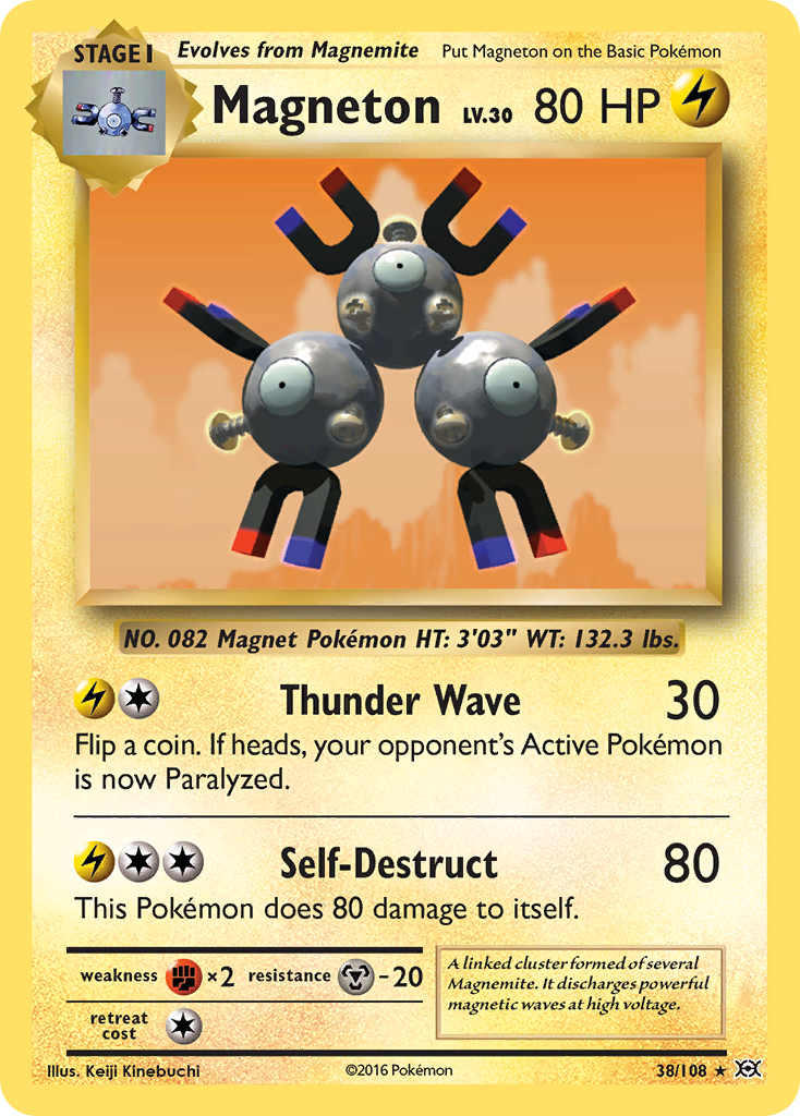 Magneton (38/108) [XY: Evolutions] | Mega City Incorporated