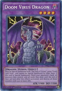 Doom Virus Dragon [DRL2-EN003] Secret Rare | Mega City Incorporated