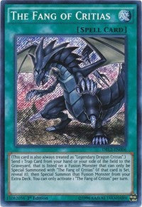 The Fang of Critias [DRL2-EN006] Secret Rare | Mega City Incorporated