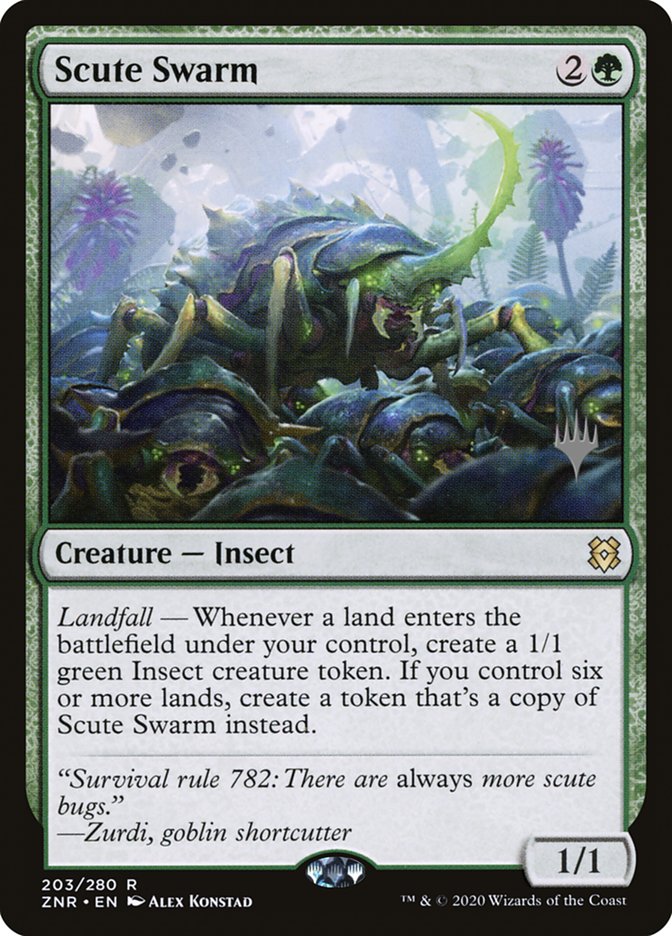 Scute Swarm (Promo Pack) [Zendikar Rising Promos] | Mega City Incorporated