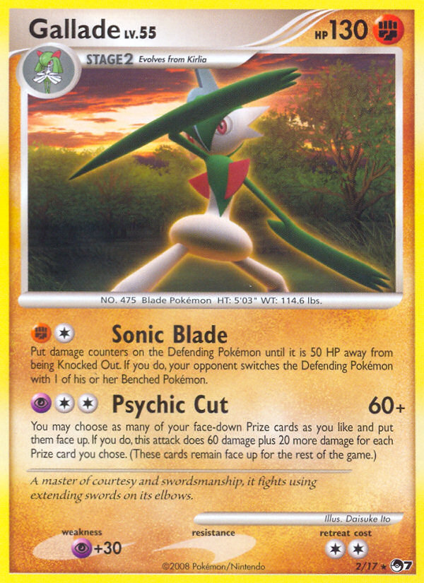 Gallade (2/17) [POP Series 7] | Mega City Incorporated