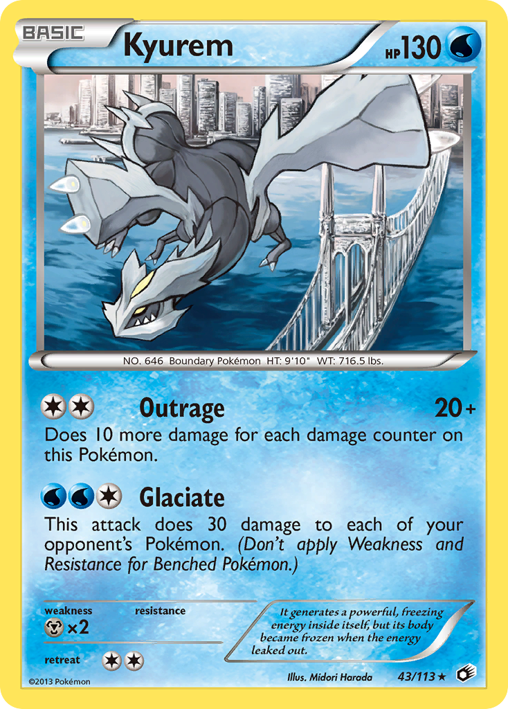 Kyurem (43/113) [Black & White: Legendary Treasures] | Mega City Incorporated