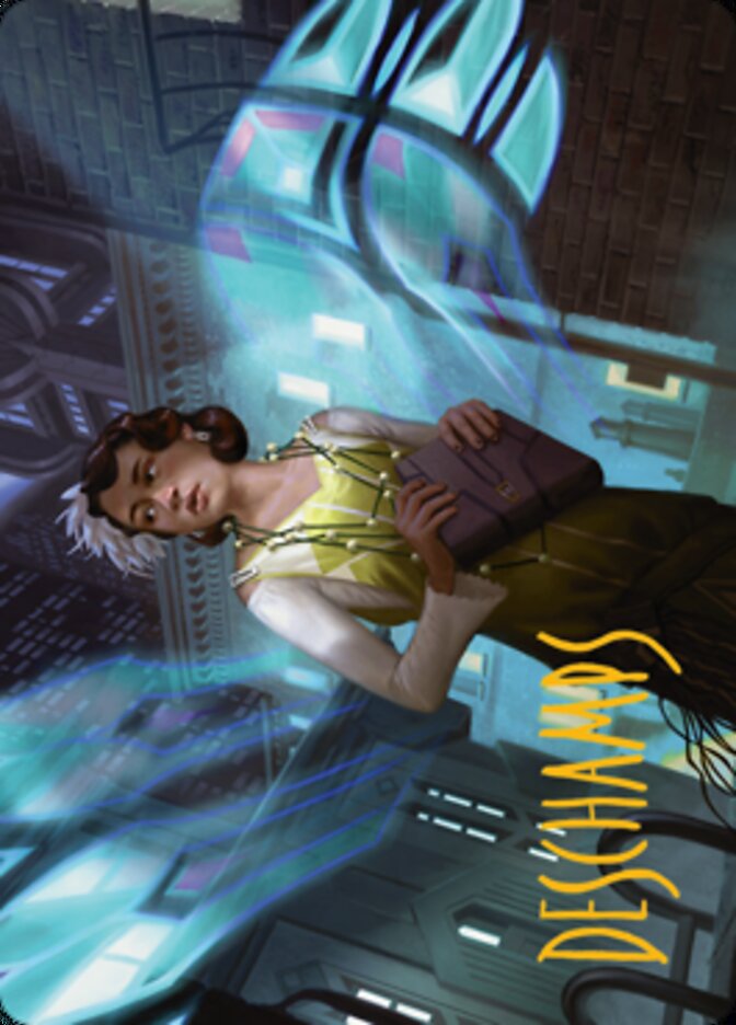 Giada, Font of Hope 1 Art Card (Gold-Stamped Signature) [Streets of New Capenna Art Series] | Mega City Incorporated