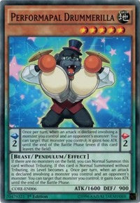 Performapal Drummerilla [CORE-EN006] Common | Mega City Incorporated