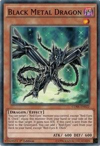 Black Metal Dragon [CORE-EN022] Common | Mega City Incorporated