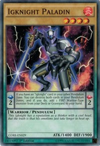 Igknight Paladin [CORE-EN029] Common | Mega City Incorporated