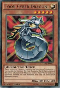 Toon Cyber Dragon [CORE-EN043] Rare | Mega City Incorporated