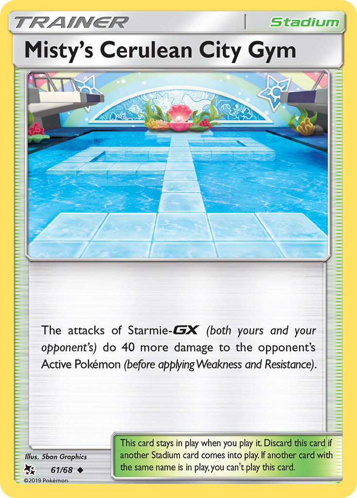 Misty's Cerulean City Gym (61/68) [Sun & Moon: Hidden Fates] | Mega City Incorporated