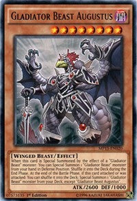 Gladiator Beast Augustus [MP15-EN020] Rare | Mega City Incorporated