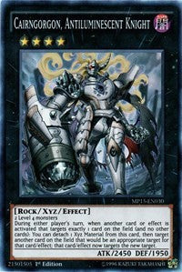 Cairngorgon, Antiluminescent Knight [MP15-EN030] Super Rare | Mega City Incorporated