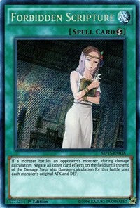 Forbidden Scripture [MP15-EN038] Secret Rare | Mega City Incorporated