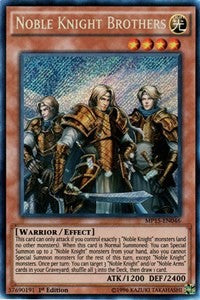 Noble Knight Brothers [MP15-EN046] Secret Rare | Mega City Incorporated