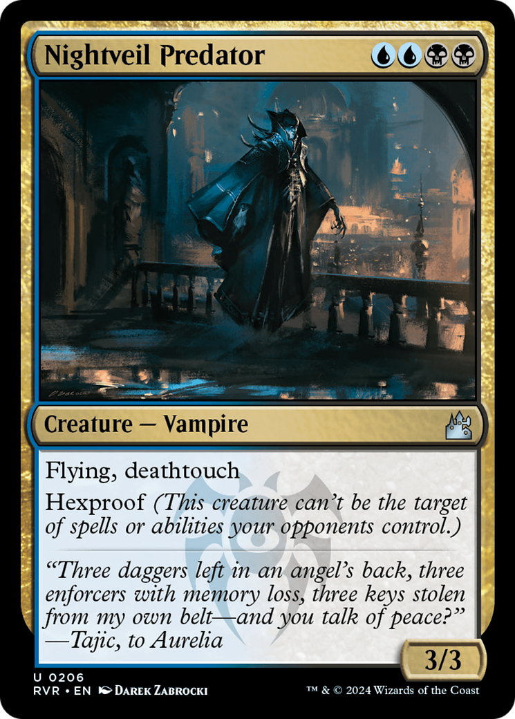 Nightveil Predator [Ravnica Remastered] | Mega City Incorporated