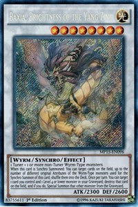 Baxia, Brightness of the Yang Zing [MP15-EN096] Secret Rare | Mega City Incorporated