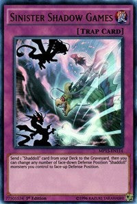 Sinister Shadow Games [MP15-EN114] Ultra Rare | Mega City Incorporated