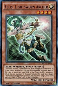 Felis, Lightsworn Archer [MP15-EN123] Ultra Rare | Mega City Incorporated