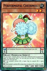 Performapal Cheermole [MP15-EN126] Rare | Mega City Incorporated