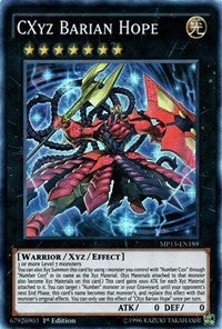 CXyz Barian Hope [MP15-EN189] Super Rare | Mega City Incorporated