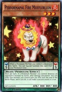 Performapal Fire Mufflerlion [MP15-EN191] Common | Mega City Incorporated