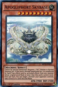 Apoqliphort Skybase [MP15-EN211] Ultra Rare | Mega City Incorporated