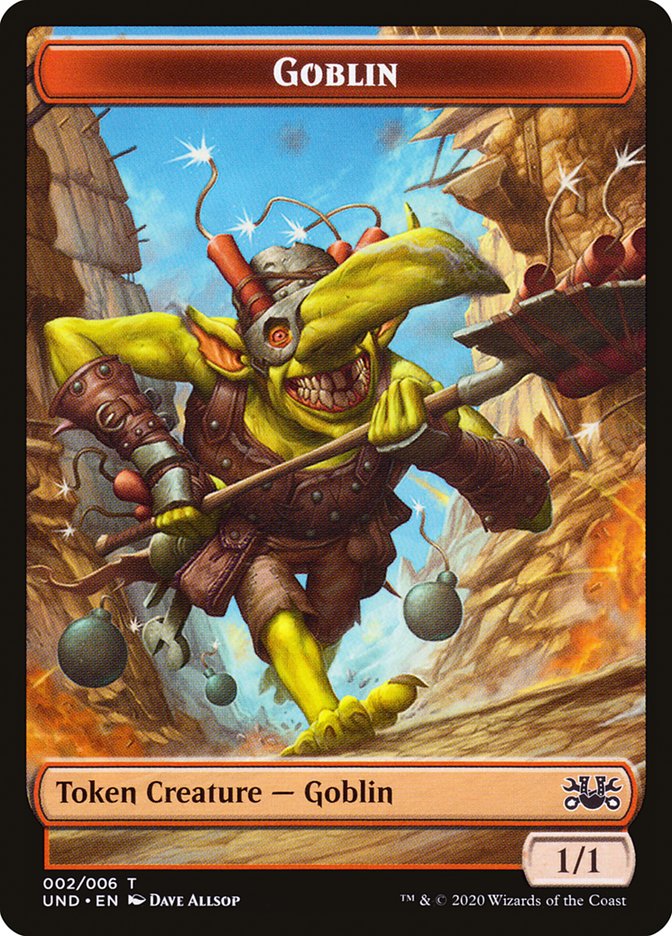 Goblin // Giant Teddy Bear Double-sided Token [Unsanctioned Tokens] | Mega City Incorporated