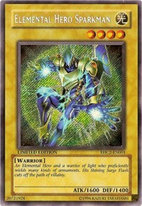 Elemental HERO Sparkman [EHC2-EN001] Secret Rare | Mega City Incorporated