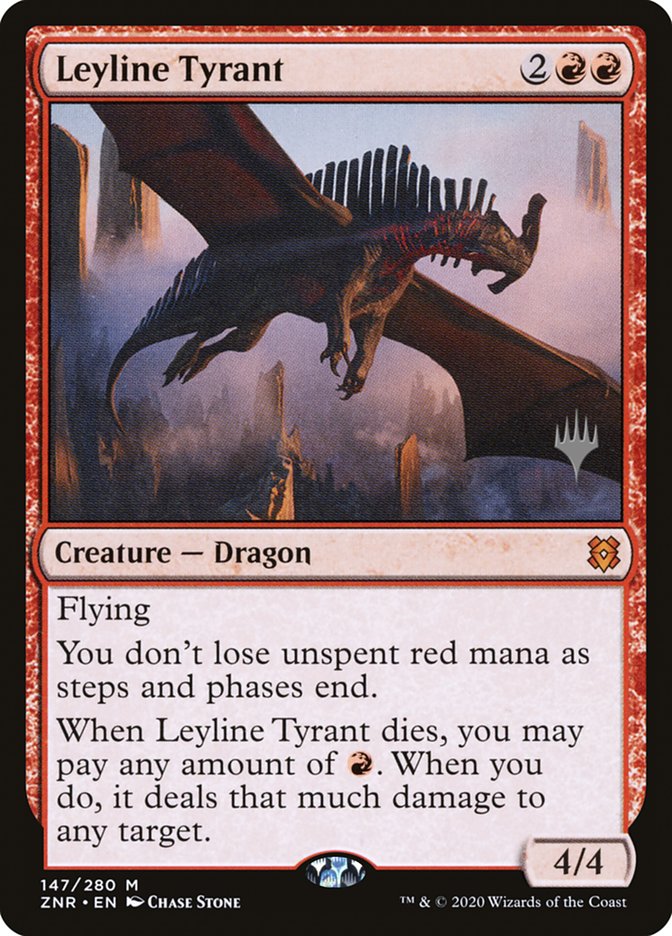 Leyline Tyrant (Promo Pack) [Zendikar Rising Promos] | Mega City Incorporated