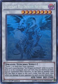 Scarlight Red Dragon Archfiend (Ghost) [DOCS-EN046] Ghost Rare | Mega City Incorporated