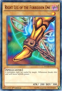 Right Leg of the Forbidden One (A) [YGLD-ENA18] Ultra Rare | Mega City Incorporated