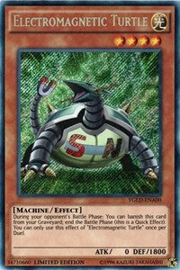 Electromagnetic Turtle [YGLD-ENA00] Secret Rare | Mega City Incorporated