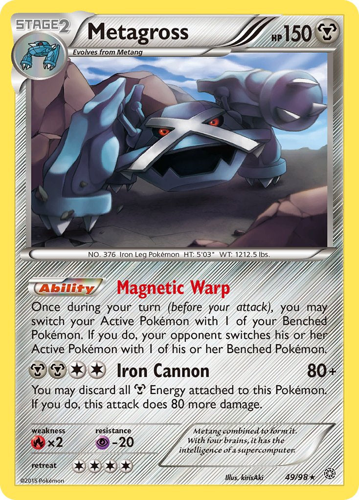 Metagross (49/98) (Theme Deck Exclusive) [XY: Ancient Origins] | Mega City Incorporated