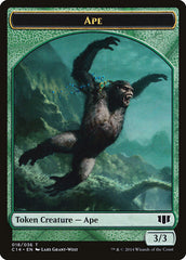 Ape // Zombie (011/036) Double-sided Token [Commander 2014 Tokens] | Mega City Incorporated