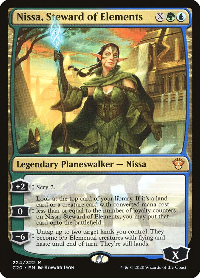 Nissa, Steward of Elements [Commander 2020] | Mega City Incorporated