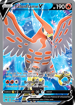 Talonflame V (168/185) [Sword & Shield: Vivid Voltage] | Mega City Incorporated