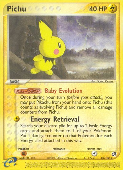 Pichu (20/100) [EX: Sandstorm] | Mega City Incorporated